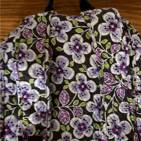 Vera Bradley Purple Patterned Backpack - Picture 3 of 5